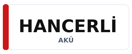 HANCERLİ akü logo